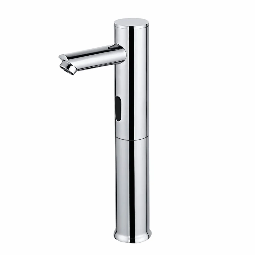 Grifo electrónico de lavabo (Alto) L1, grifo con sensor automático 1 agua (fría)