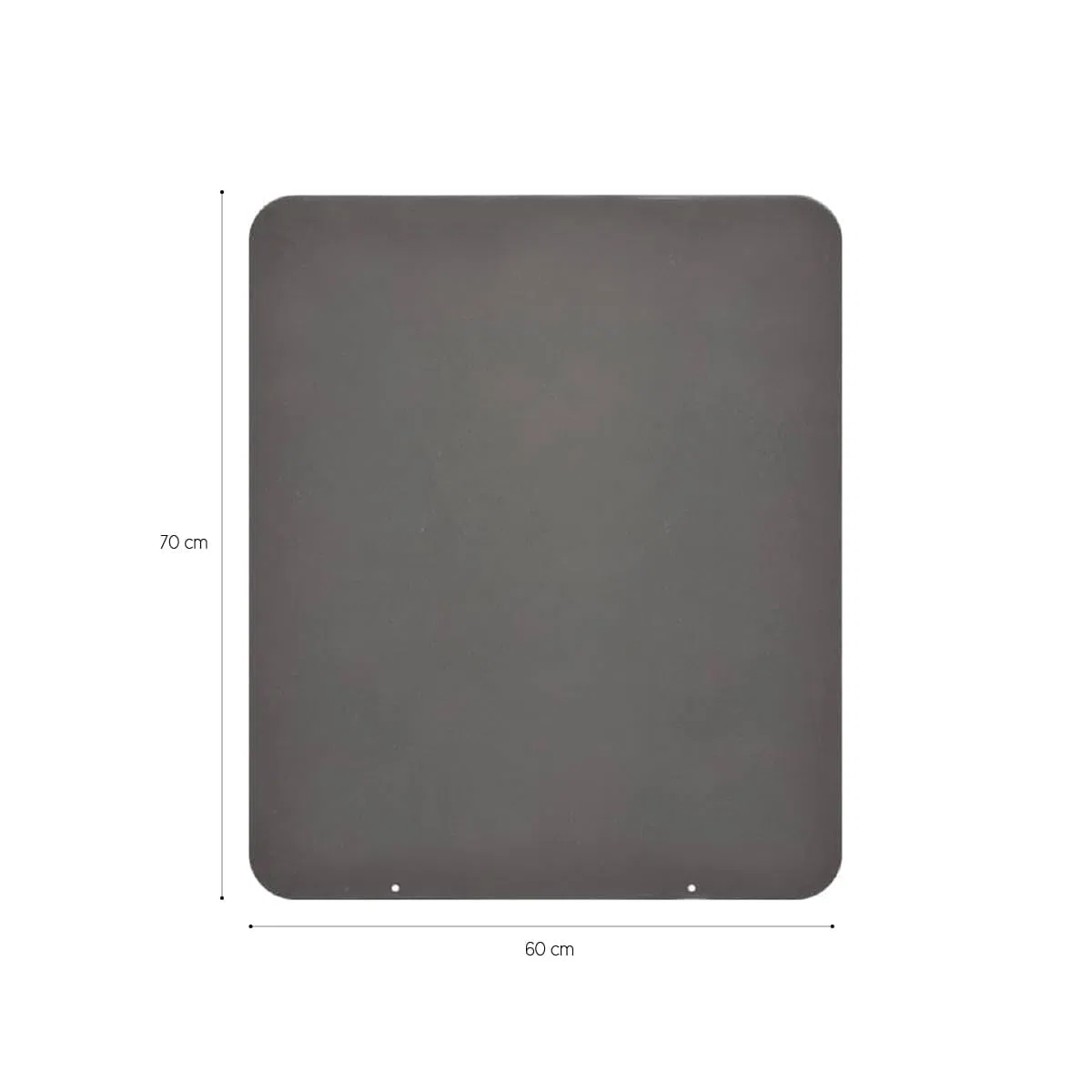 Plataforma protectora de suelo para estufas de leña y pellets de acero 70 x 60
