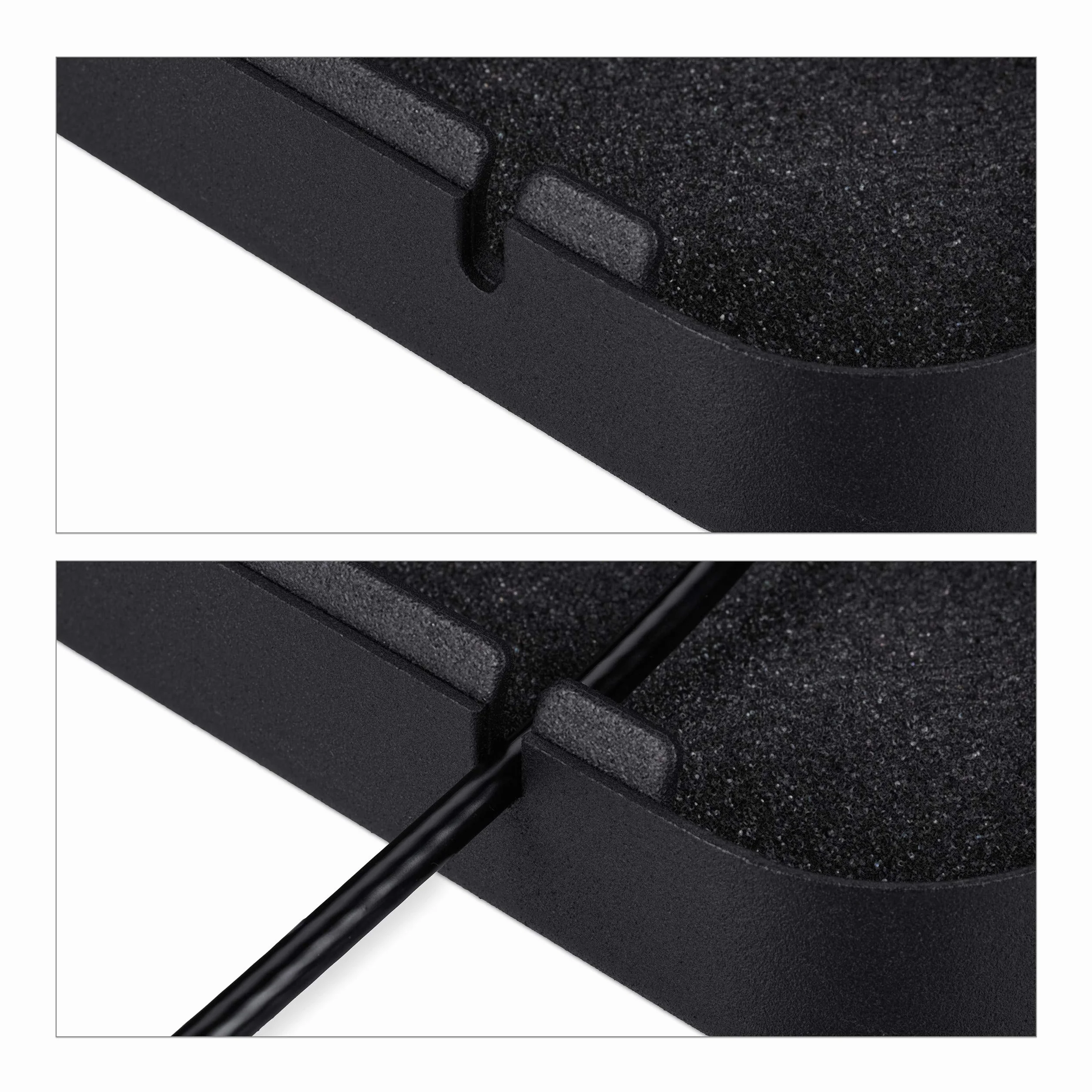 Relaxdays Caja Fuerte Portátil Seguridad Cerradura Combinación Cable Acero 4,5 x 17 x 24 cm Negro