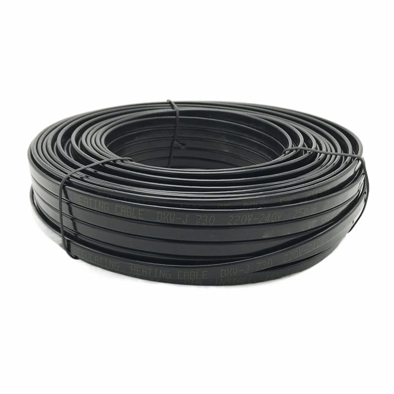 Cable de calentador eléctrico anticongelante for tubería de agua de techo, cable de calefacción de protección contra heladas autorregulador, cable de calentador eléctrico de 12V 24V 110V 220 voltios (