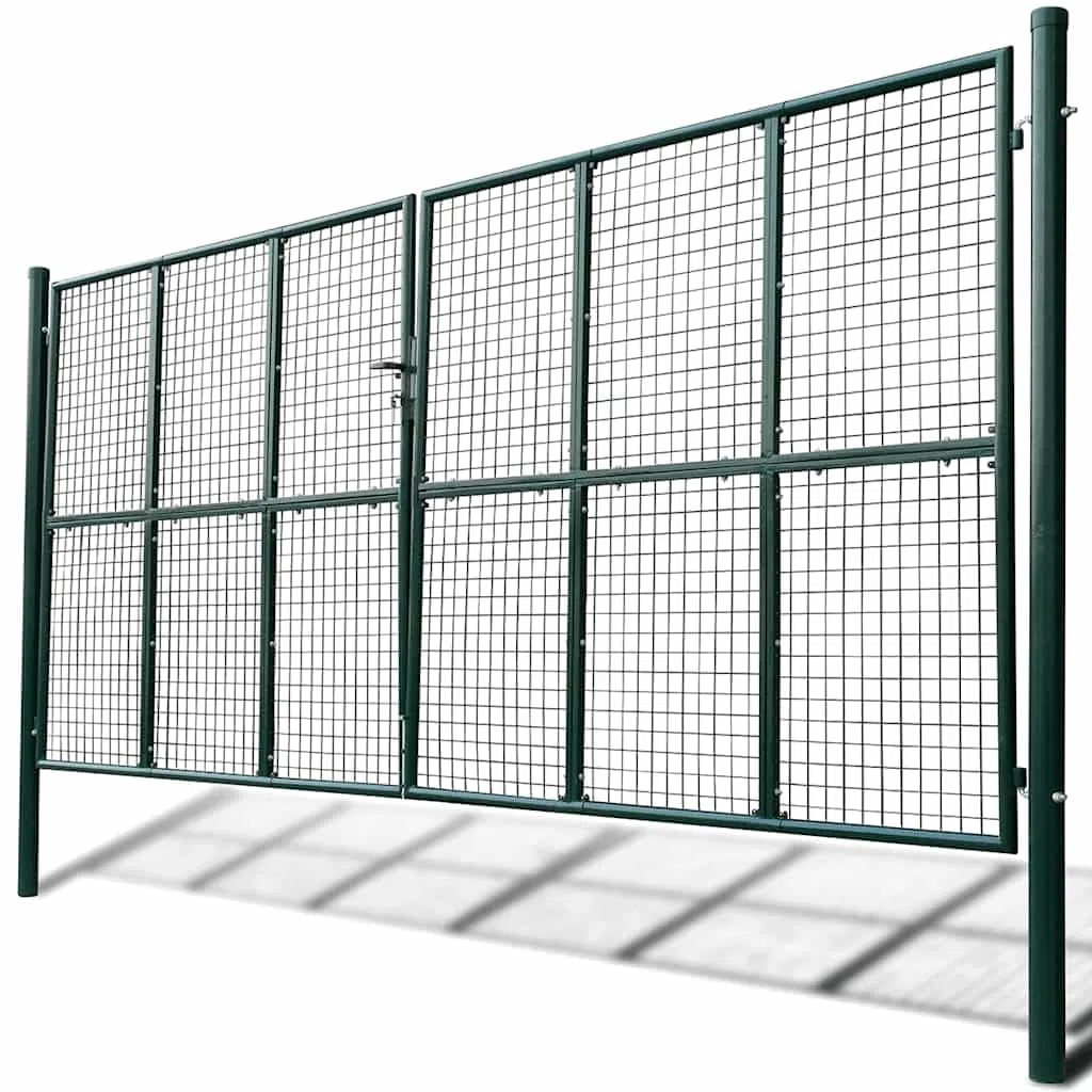 vidaXL Puerta de jardín de Malla 400x200 cm
