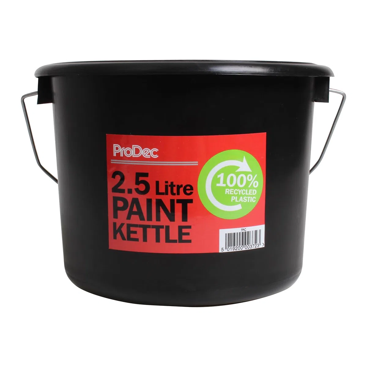 Hervidor de Pintura de plástico 100% Reciclado ProDec de 2,5 litros para decantar Pintura, Barniz, tratamientos para Madera de Botes Grandes y Mezclar Pasta de Papel Pintado