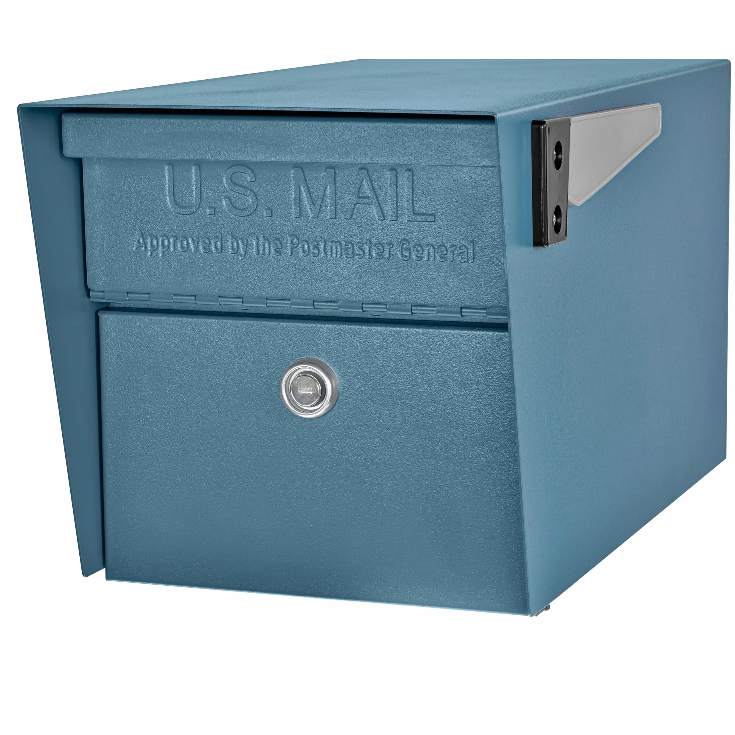 Mail Boss 7584 Mail Manager - Buzón de Seguridad con Bloqueo en la acera, Color Azul Siglo