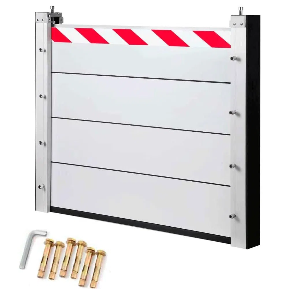 Barrera Anti Inundaciones, Barrera Contra Inundaciones, Barreras Modulares para Inundaciones, Aluminio Barrera Contra Inundaciones, para Garaje Sótano Puerta de Entrada YQISHI(170x40cm)