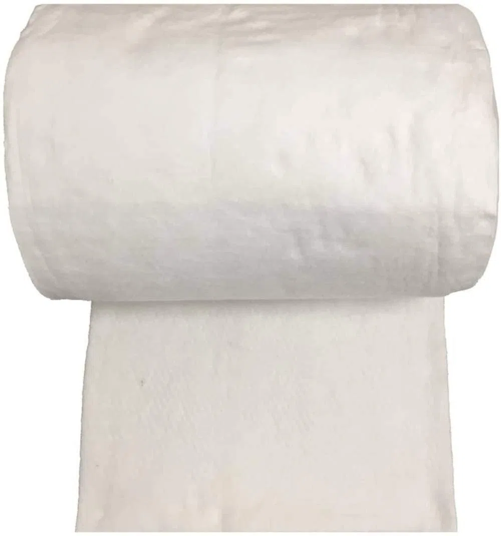 Cerámica fibra de lana, grosor 25 mm, densidad 96 kg/m3 – Aislamiento chimenea chimenea cocina horno alta densidad – Lana blanca (30 cm x 61 cm)