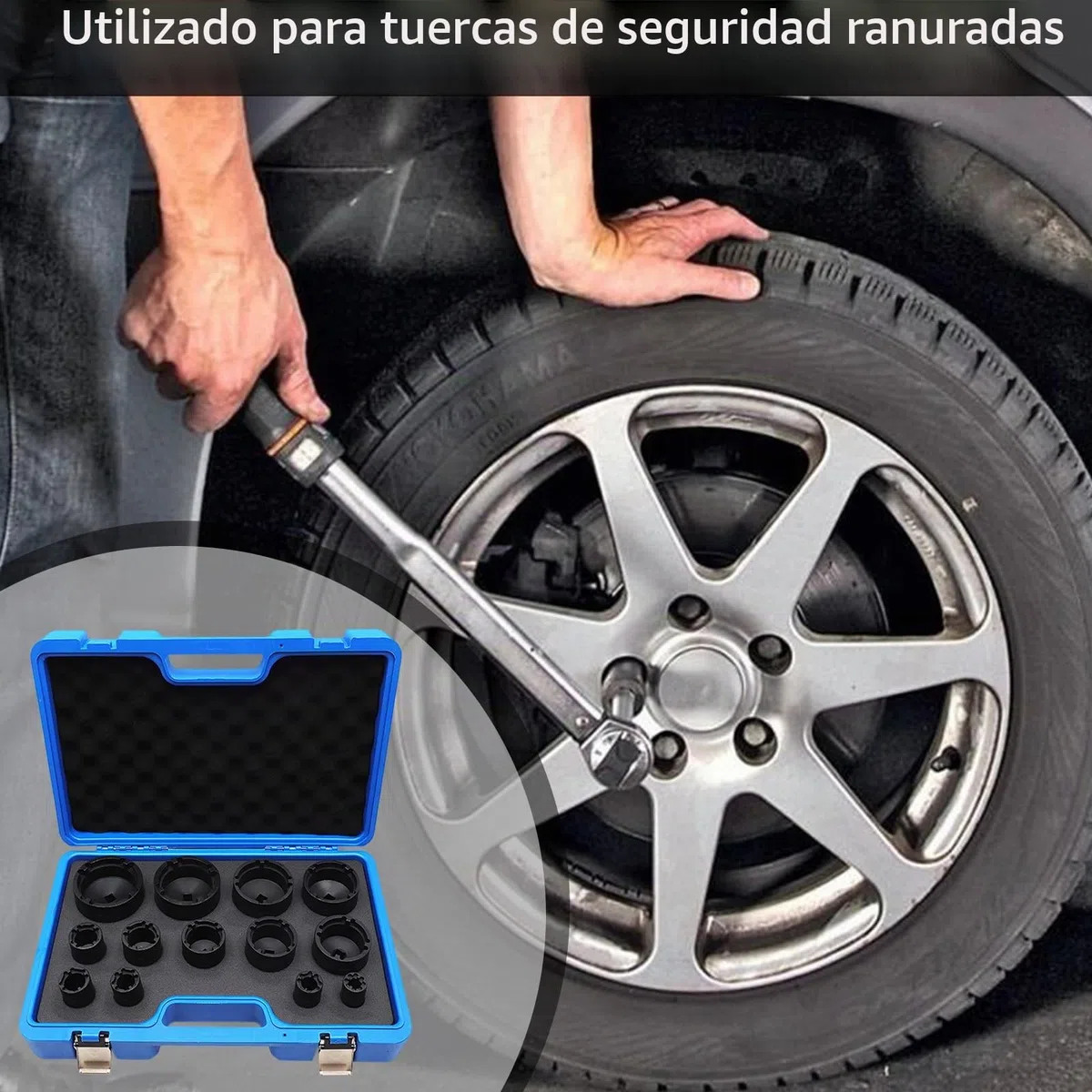 Juego De 13 Llaves Para Tuercas Ranuradas De 1/2", 18-80 mm Pasador Interno 60 Mm De Longitud Apto Para Tuercas De Seguridad KM, KML, HM, HML, HMLL (Din 981) Y Tuercas Redondas