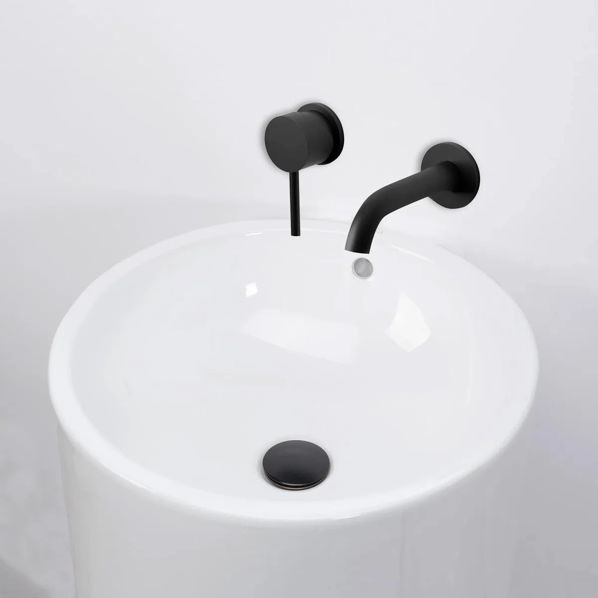 Rea ESTERA Lavabo Independiente Lavabo de baño 46 x 46 x 85 cm Cerámica (Blanco)