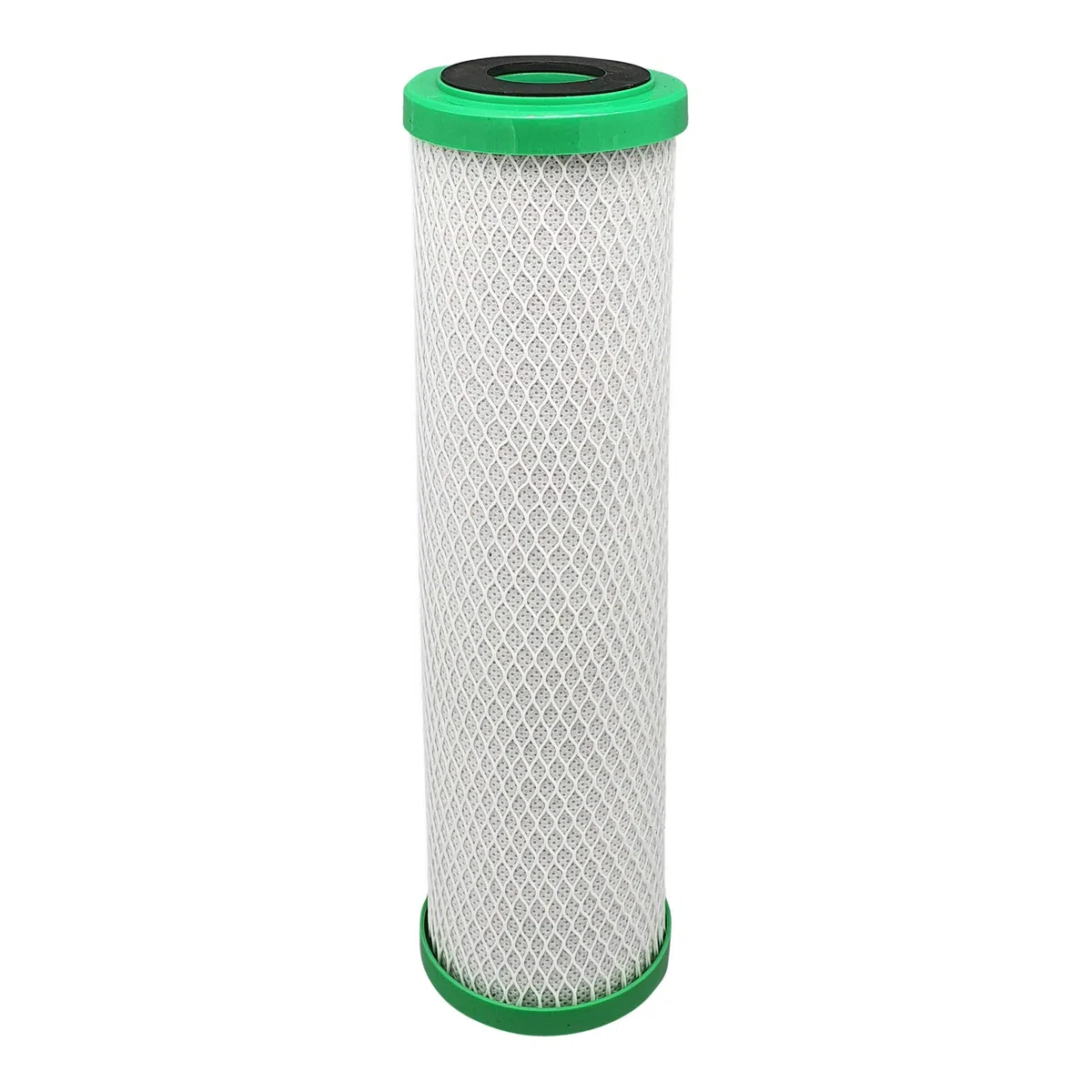 AquaHouse CTO5-CM Cartucho de filtro de agua con bloque de carbono reductor de cloramina (10 x 2.5 pulgadas), filtra cloro y cloraminas 0.5-1 micra