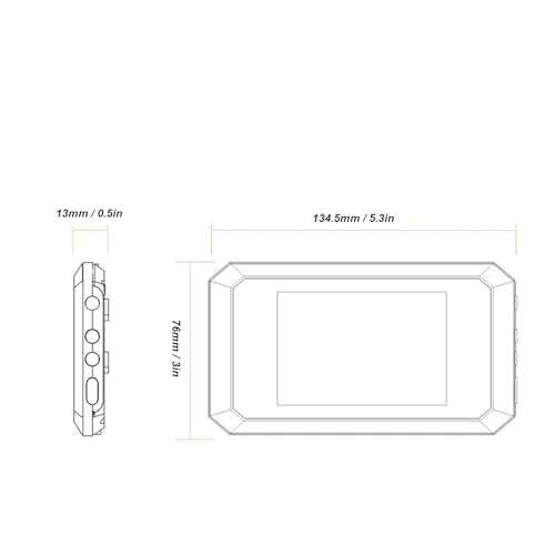 Visor de Alcance de Puerta con Video Cámara con Pantalla LCD HD 1080P de 2 MP con Visión Nocturna por Infrarrojos Visualización de 130 Grados Cámara de Puerta con Visor de