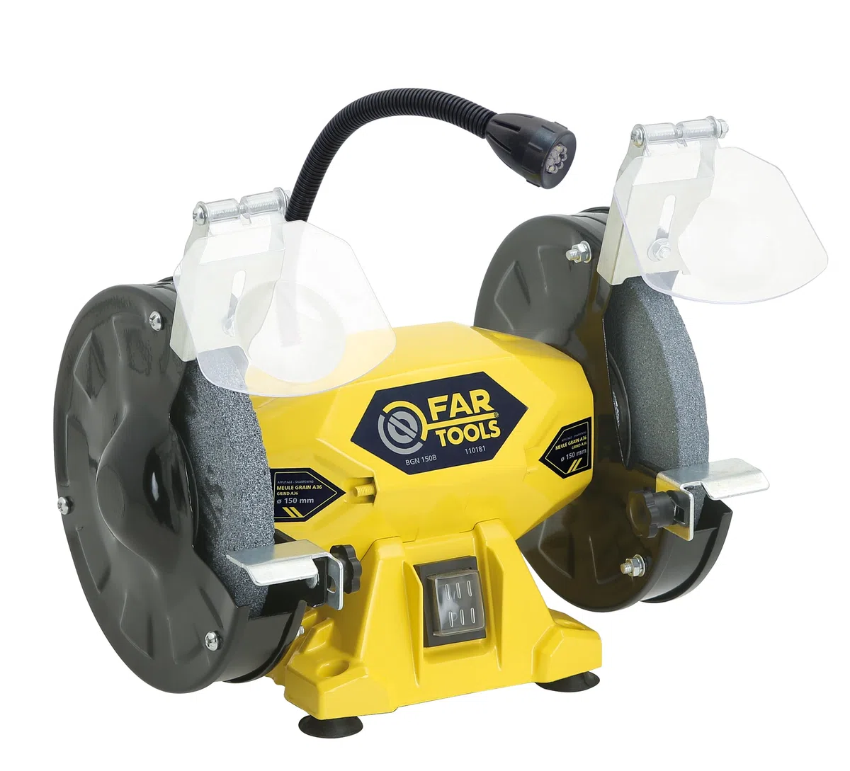 Fartools TX 150B Esmeriladora Potencia 150 W, Diámetro 150 MM, Diámetro 2 150, Velocidad de rotación 2950 TR/MIN, Velocidad de rotación 2 2950 TR/MIN,
