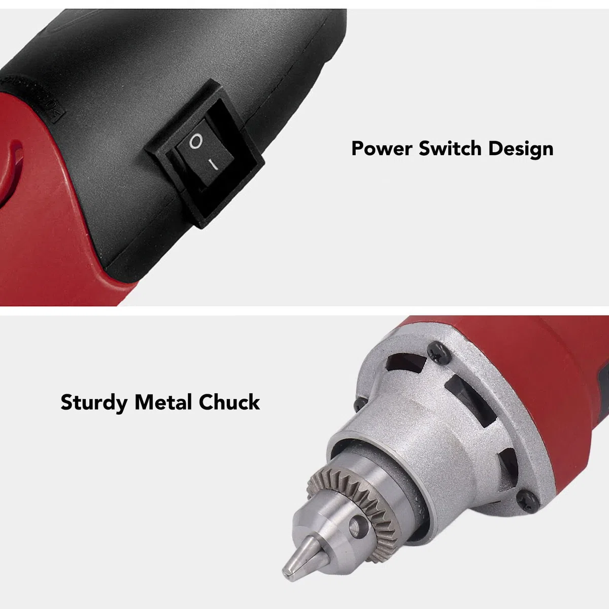 Amoladora Recta Enchufe Europeo Alta Seguridad 220V 280W ABS Amplia Aplicación Amoladora Recta de Perforación Eléctrica
