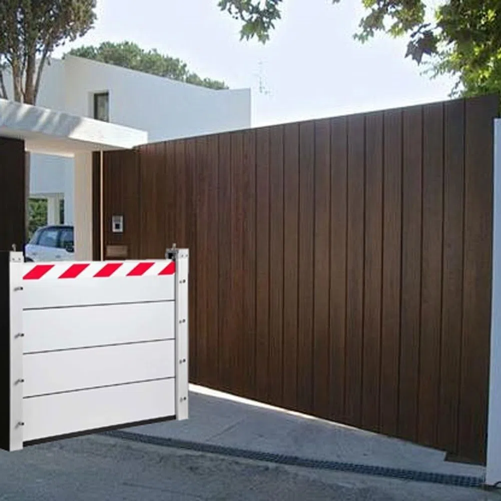 Barrera Anti Inundaciones Puertas L83-293cm Muro De Contención De Agua 20cm High Protección contra Inundaciones Barrera Anti-Inundaciones(273 * 20cm)