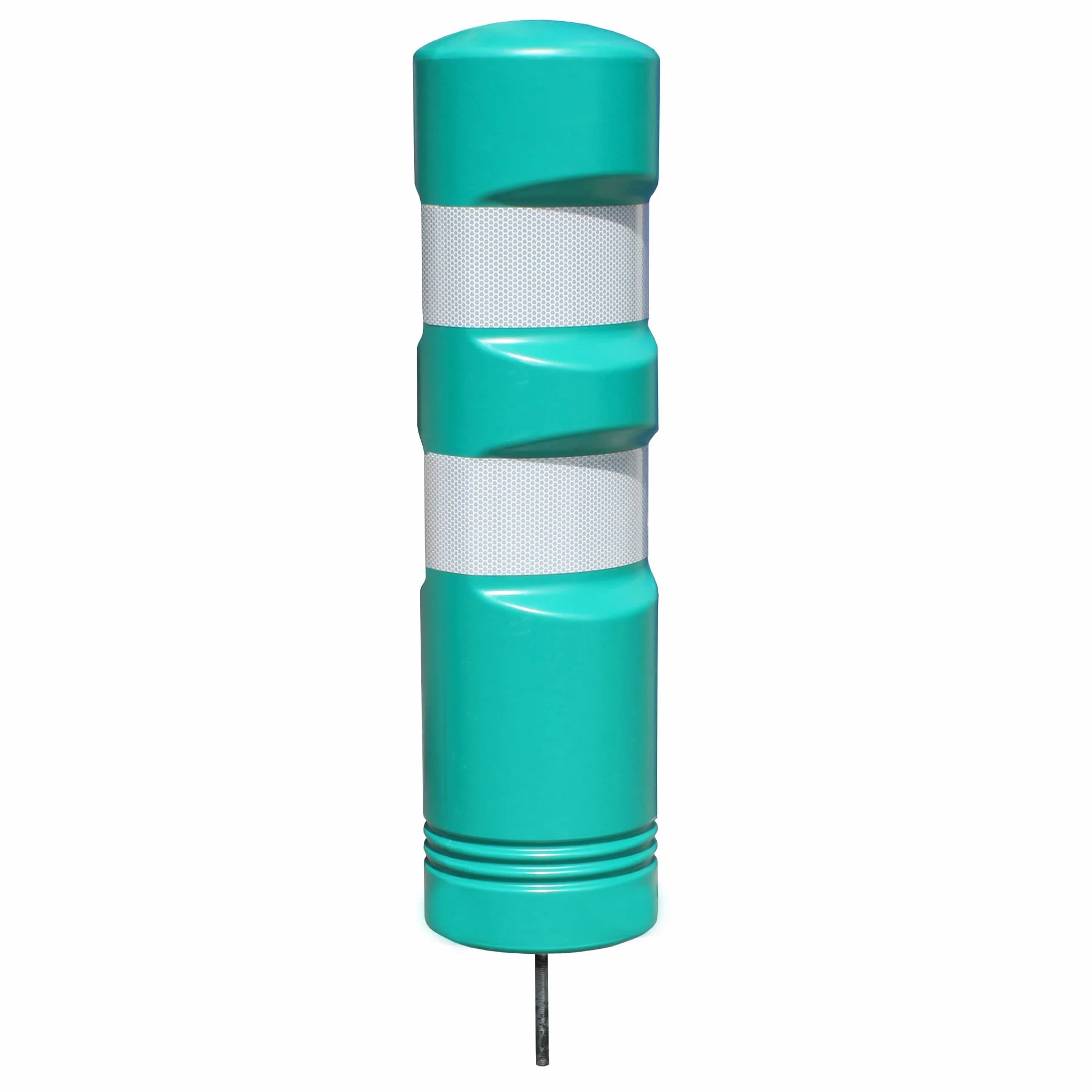 Hito de balizamiento H-75 verde elástico 1 unidad