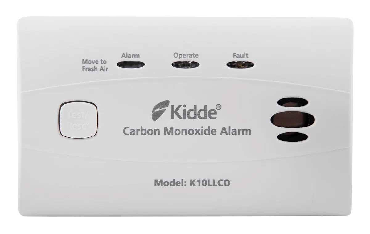Kidde AEC8513 K10LLCO - Alarma de monóxido de Carbono, Color Blanco