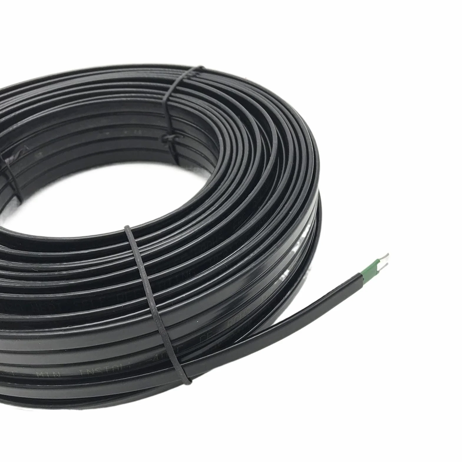 Cable de calentador eléctrico anticongelante for tubería de agua de techo, cable de calefacción de protección contra heladas autorregulador, cable de calentador eléctrico de 12V 24V 110V 220 voltios (