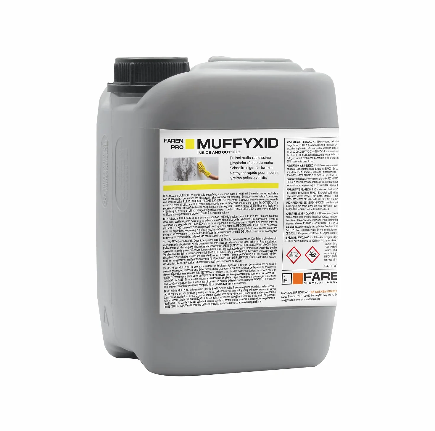 Faren 414005 - Bidon 5L Elimina Moho Muffycid