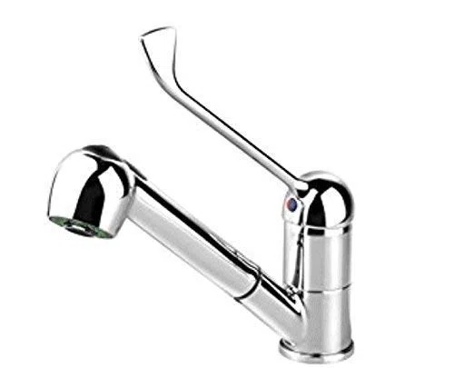 GRIFO COCINA EXTRAIBLE CON MANETA MEDICAL SERIE M-5