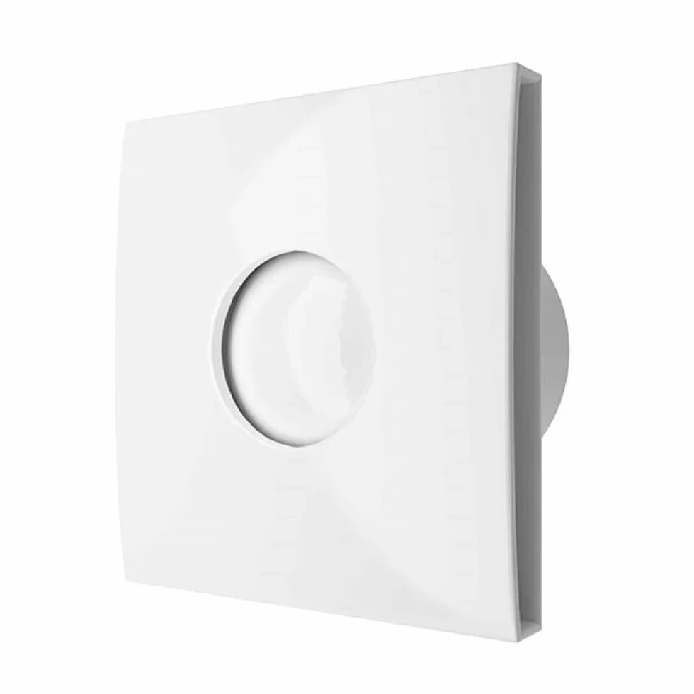 Ventilador Extractor de baño Silent Vacuum 15W aire | Ultra silencioso (30db) | Bajo consumo (15W) | válvula anti mosquitera integrada | CAUDAL: 70 M3/H | Extraplano | Estilo Moderno