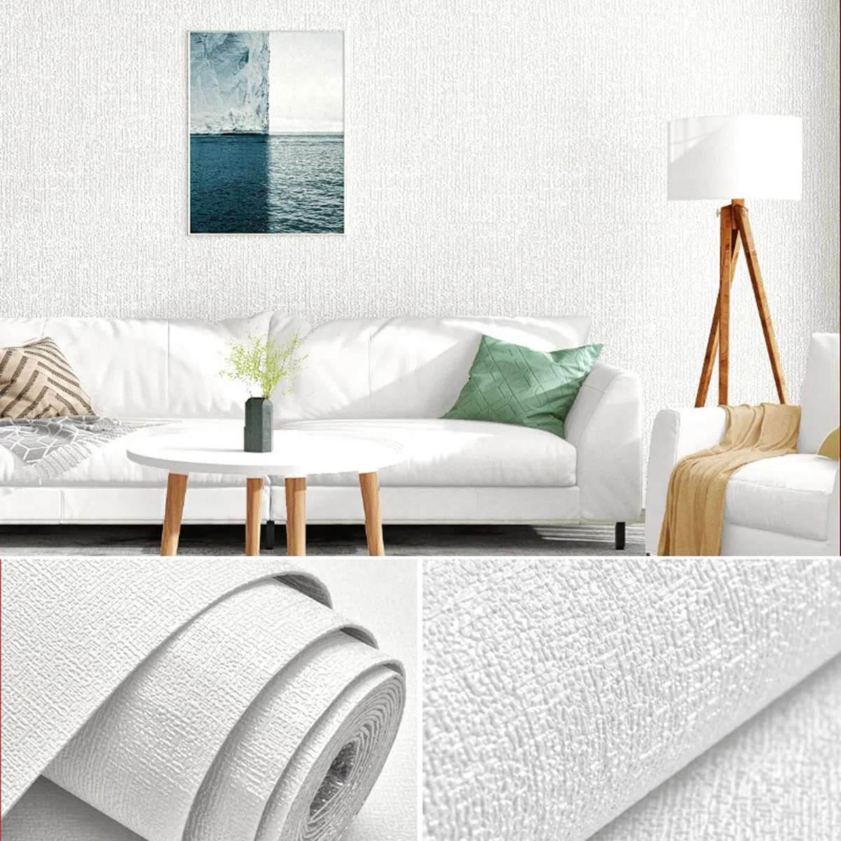 Antihumedad Placas Aislamiento Térmico,Rollo de Papel Tapiz Autoadhesivo de Espuma 3D de Lino,Papel Tapiz Térmico Aislante,Acolchado Pared Anticolisión Decorativos,para Techos y Parede