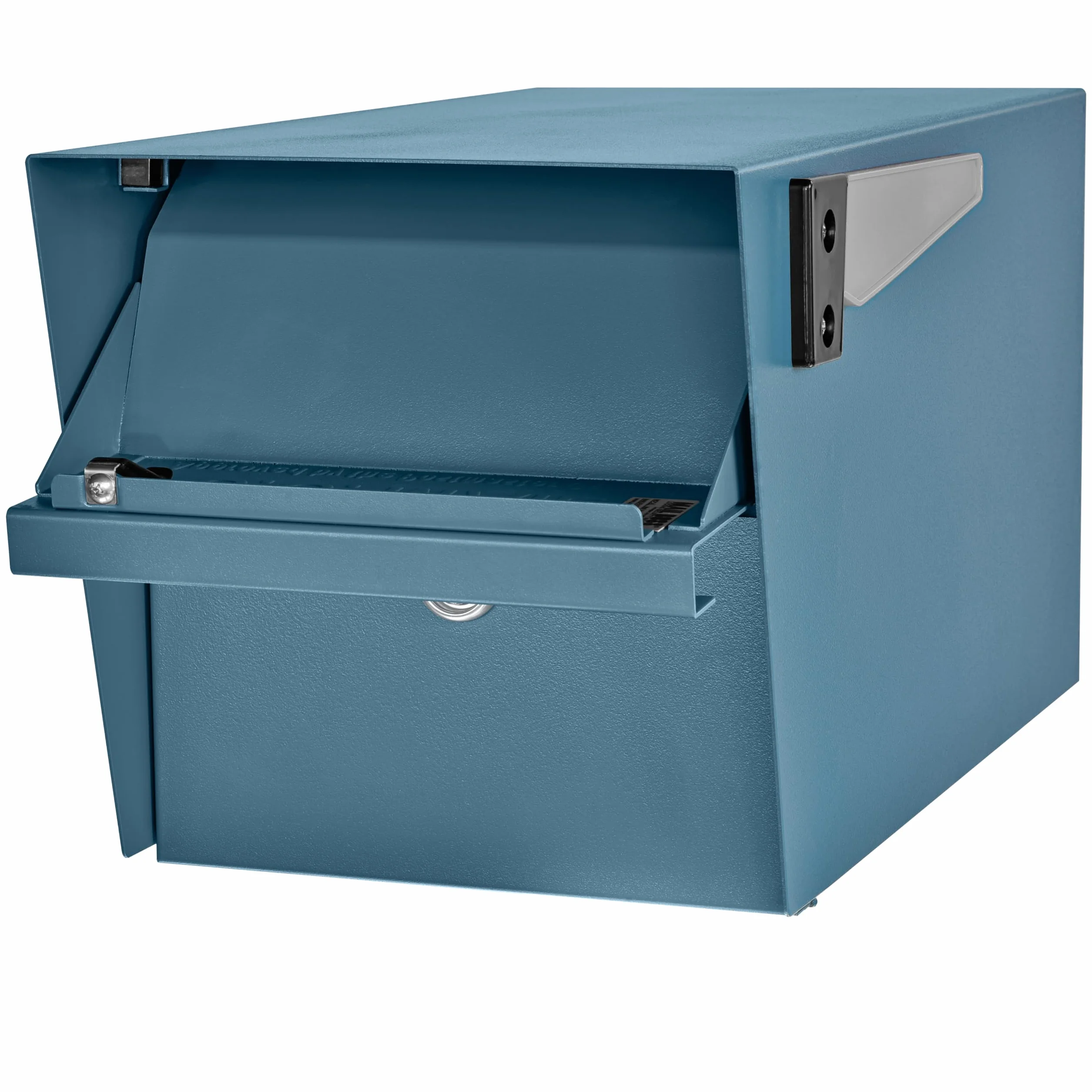 Mail Boss 7584 Mail Manager - Buzón de Seguridad con Bloqueo en la acera, Color Azul Siglo