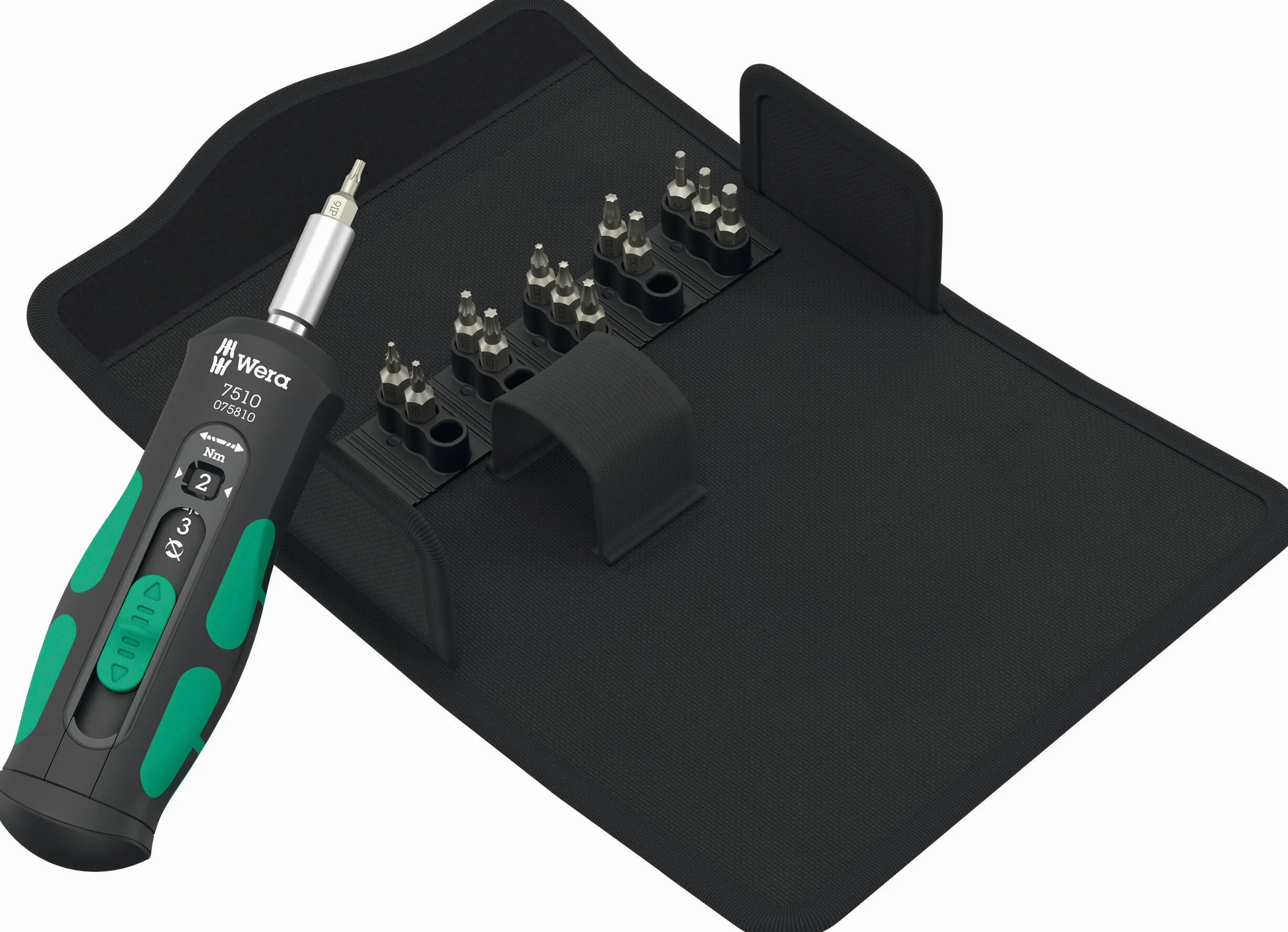 Wera 05075840001 7510/14 Safe-Torque Speed Juego de herramientas para plaquitas de torneado, 14 piezas