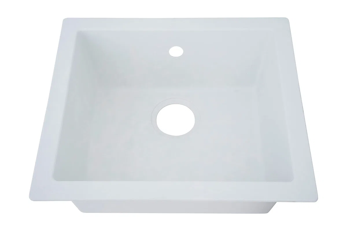 respekta Alineo100 Fregadero, Blanco, 50 cm