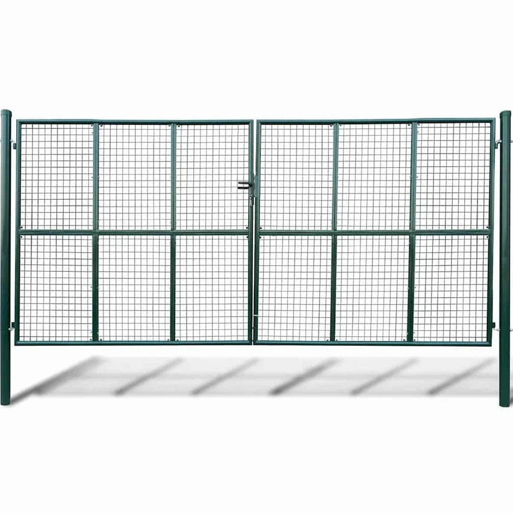 vidaXL Puerta de jardín de Malla 400x200 cm