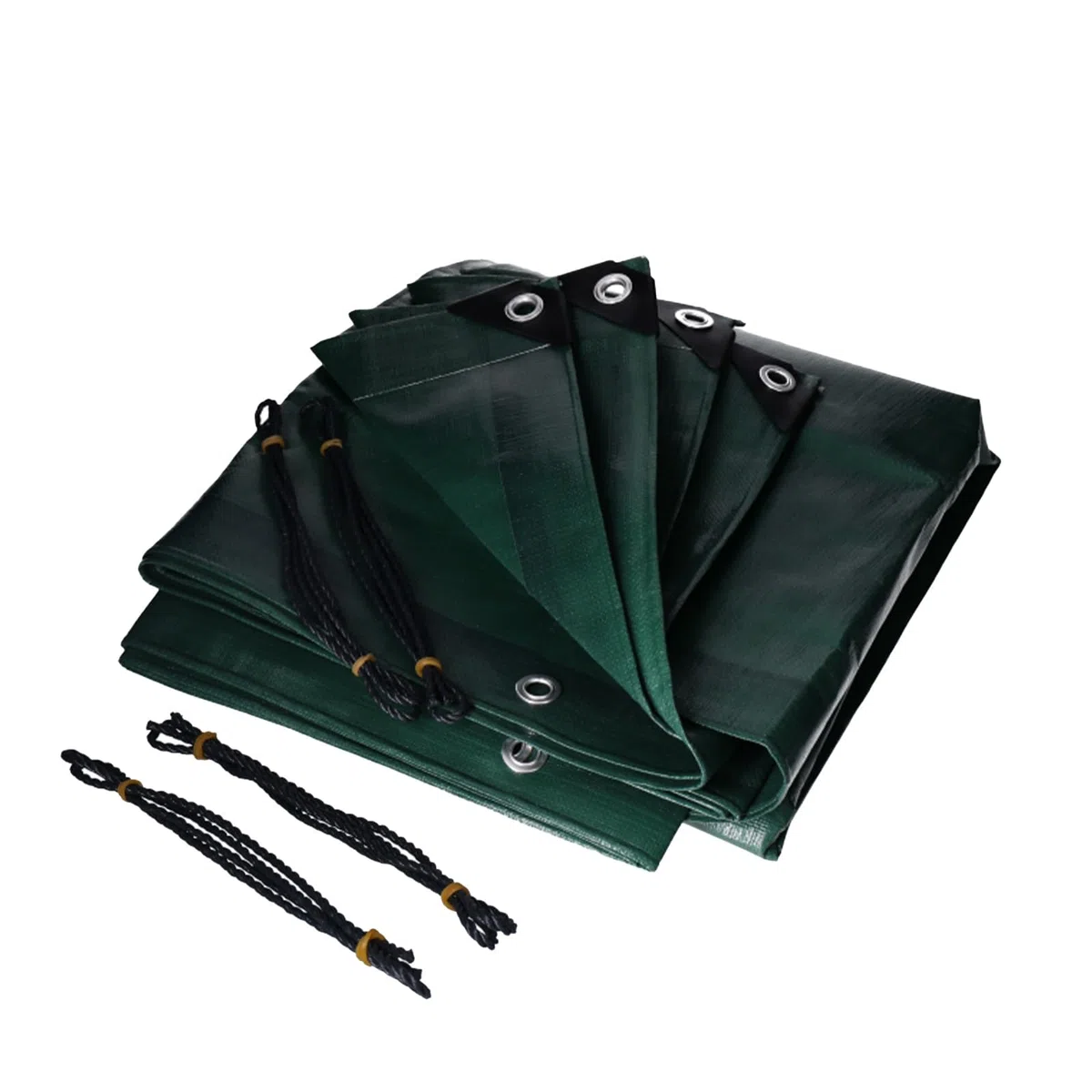 Lona de 5 m x 5 m, 260 g/m², con Ojales (50 cm de Distancia), Impermeable, Resistente a los Rayos UV, Lavable, Lona de protección, Cubierta de Madera, para Muebles de jardín, Barco, Piscina