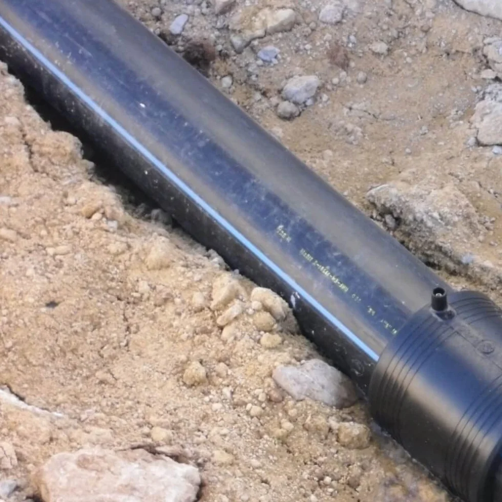 Suinga Tuberia agua potable 25mm 10 bar 25m | Tuberia 25 mm PE100 Alimentaria alta densidad | Tuberia Polietileno banda azul AENOR, negro