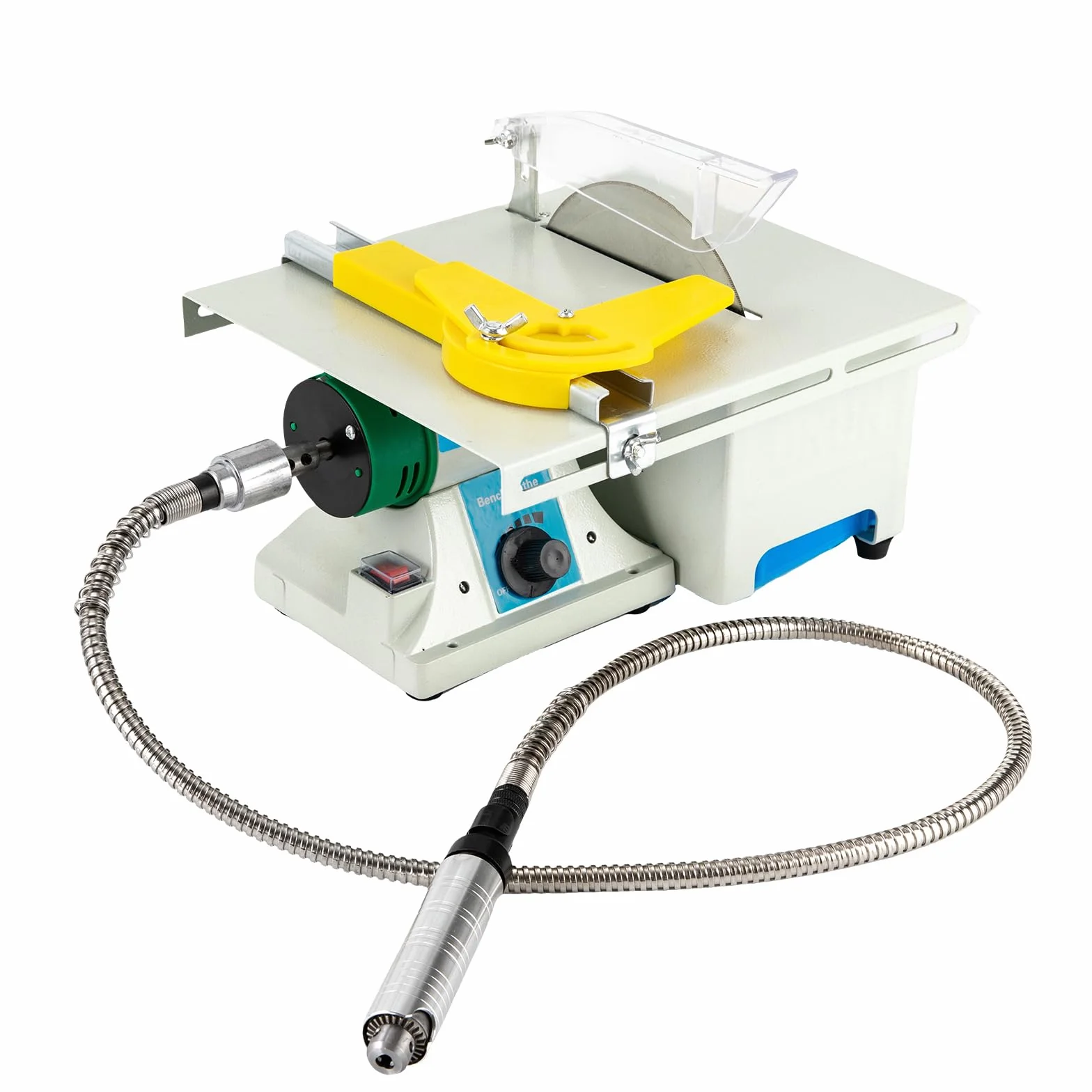 Lijadora de Pulido de Piedras Preciosas 750 W - Mini Sierra de Mesa 5 en 1 Con Máquina Pulidora de Joyería - Multifuncional para Cortar, Lijar y Pulir