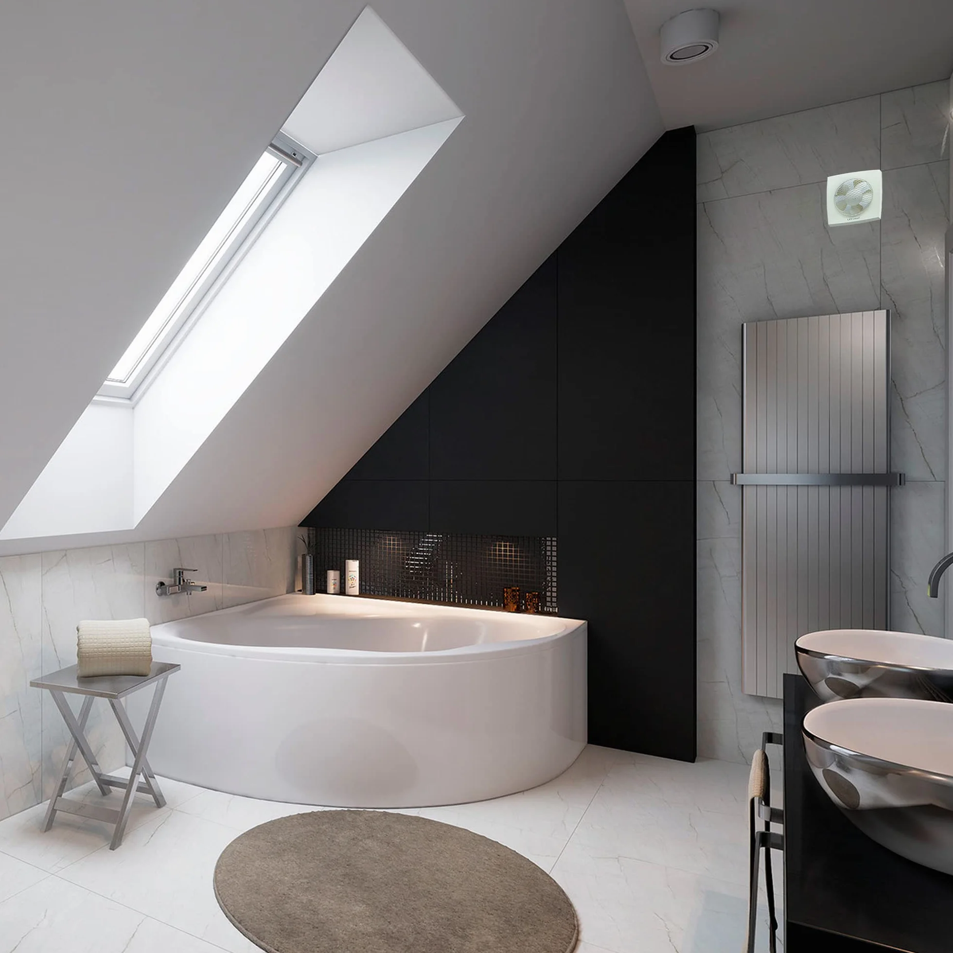 Cata LHV 225 Extractor de Baño Blanco