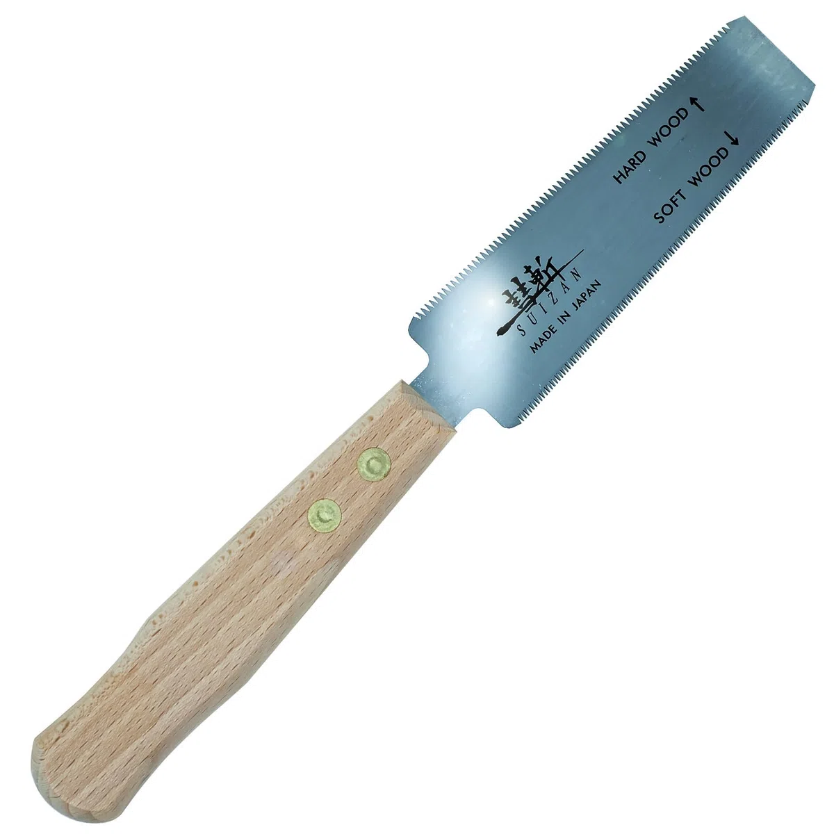 SUIZAN Sierra de mano de corte al ras 120mm para madera dura y blanda