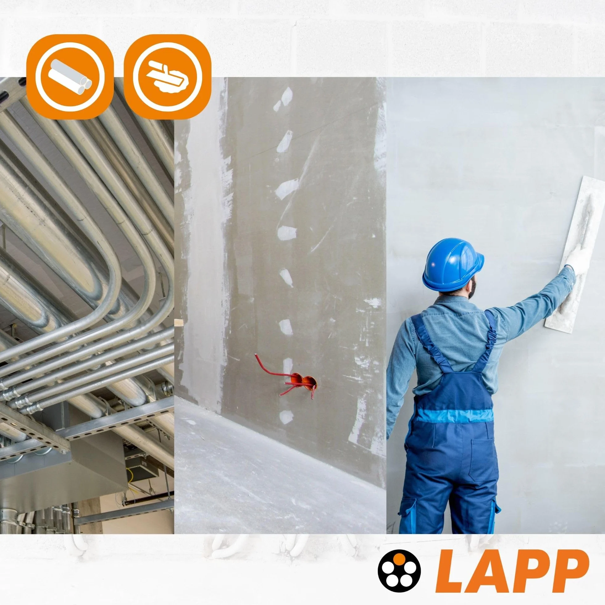 Lapp 4520016 H07V-K 16,0 mm² negro I Cable de cableado I flexible I PVC Individual I Litze 16 mm2 I Cableado