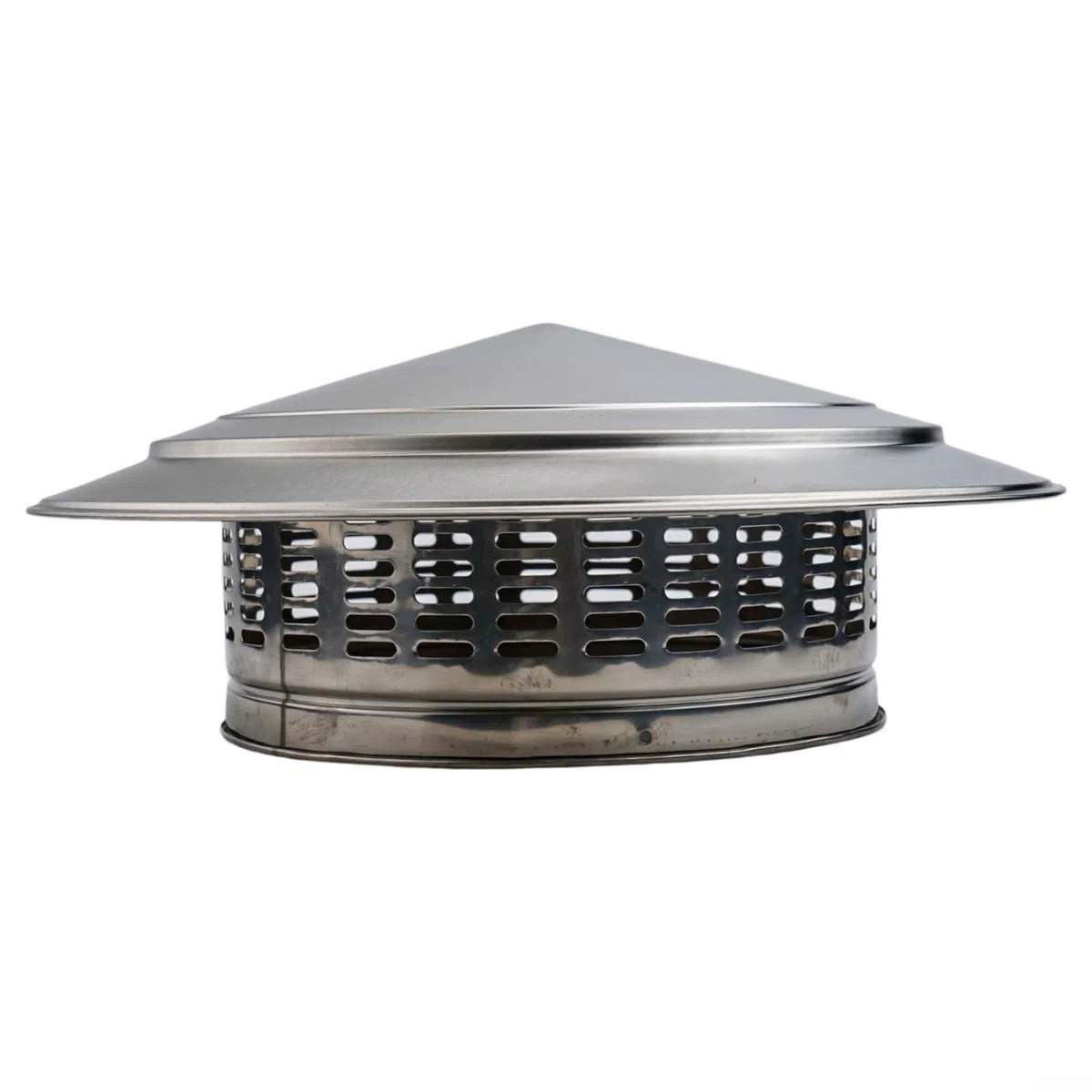 Tapa de chimenea de acero inoxidable 304, cubierta de chimenea de 250 mm/300 mm, cubierta de lluvia para conductos de ventilación (250 mm)